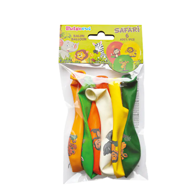 Safari Balloon 6 PCS